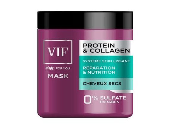 Vif Masque Protein&Collagen Cheveux Secs 250 ml