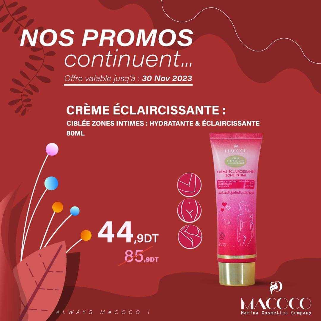 Macoco crème éclaircissante