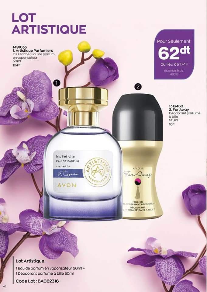 1 Eau De Parfum En Vaporisateur 50 Ml + Déodorant Parfumé à Bille 50 Ml 