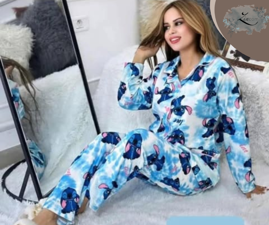 PYJAMA CHEMISIER M/L/XL/2XL/3XL