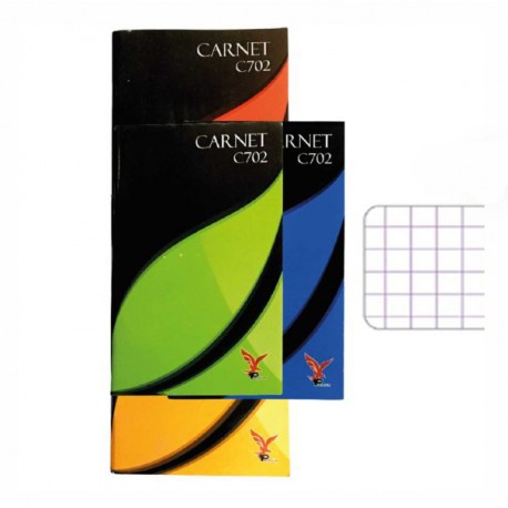 CARNET PIQ 7.5*11 96P REF 500 ALADIN