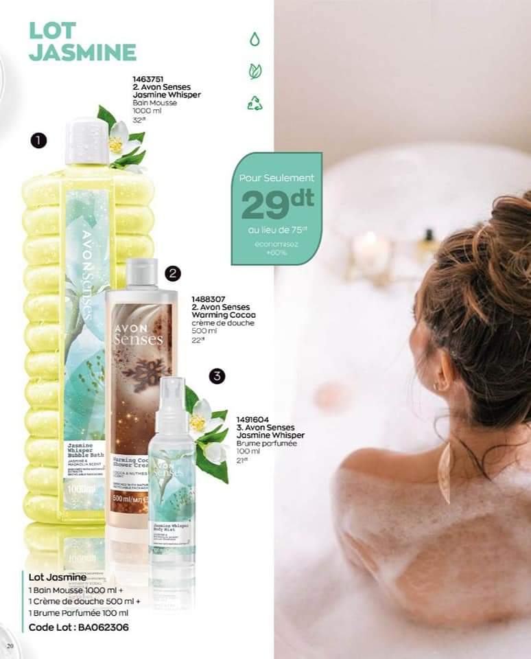 1 Bain Mousse 1000 Ml + 1 Crème De Douche 500 Ml + 1 Brume Parfumé 100 Ml 