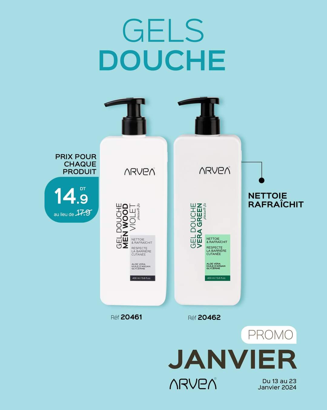 Arvea gels douche 