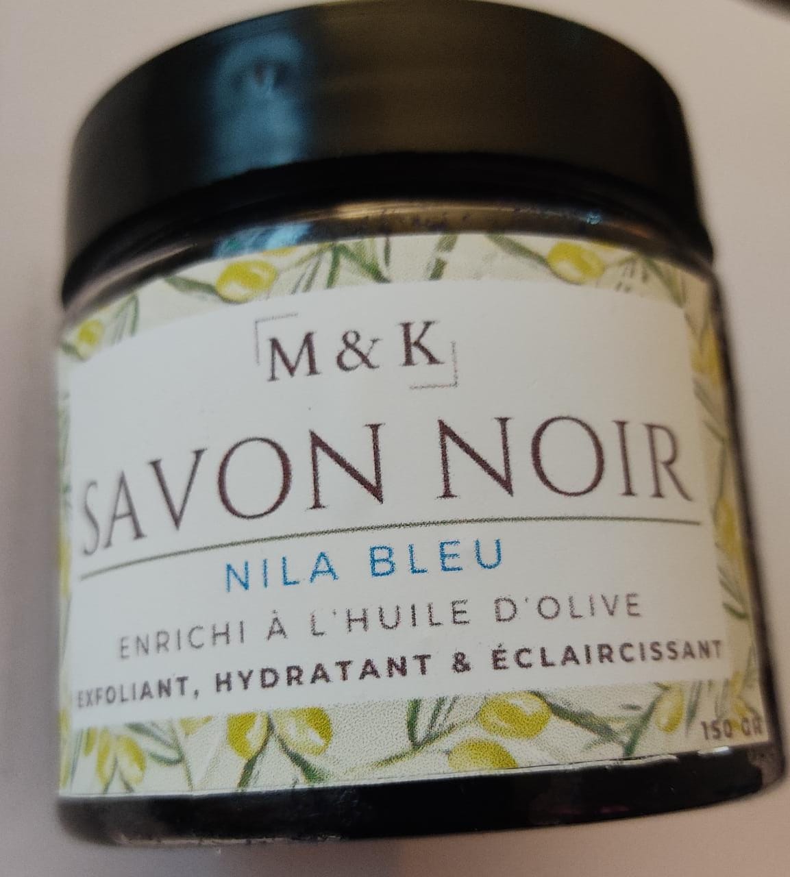 Savon noir Nila bleu 