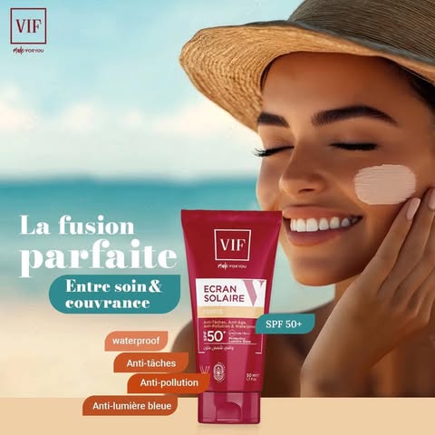 ECRAN SOLAIRE TEINTE WATERPROOF VIF