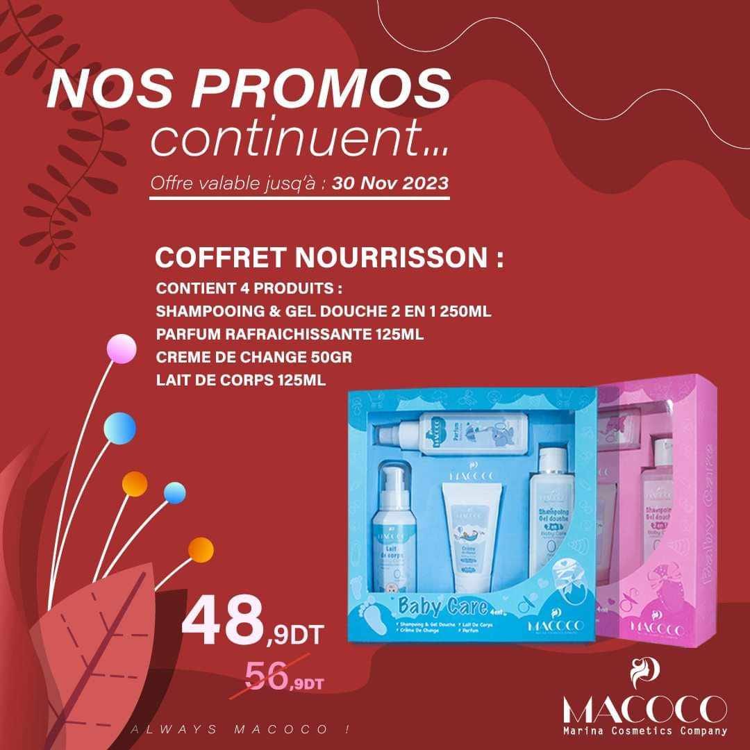 Macoco couffret nourrisson