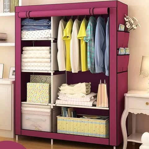 armoire en tisseà vêtements dimpntable