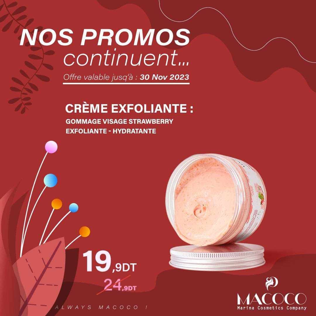 Macoco crème exfoliante 