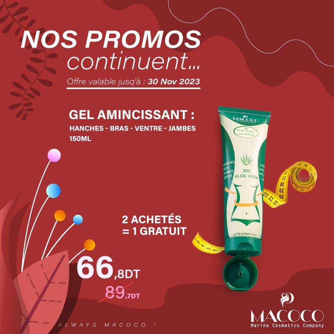 Macoco gel amincissant 