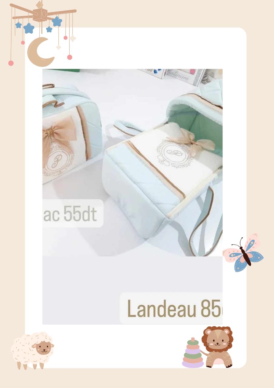 *Landeau +sac bébé