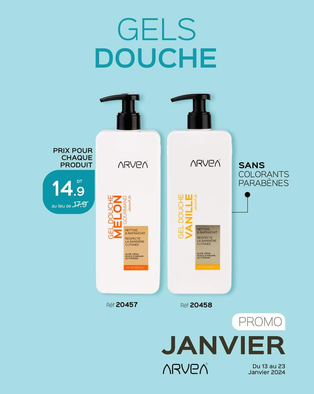 Arvea gels douche 