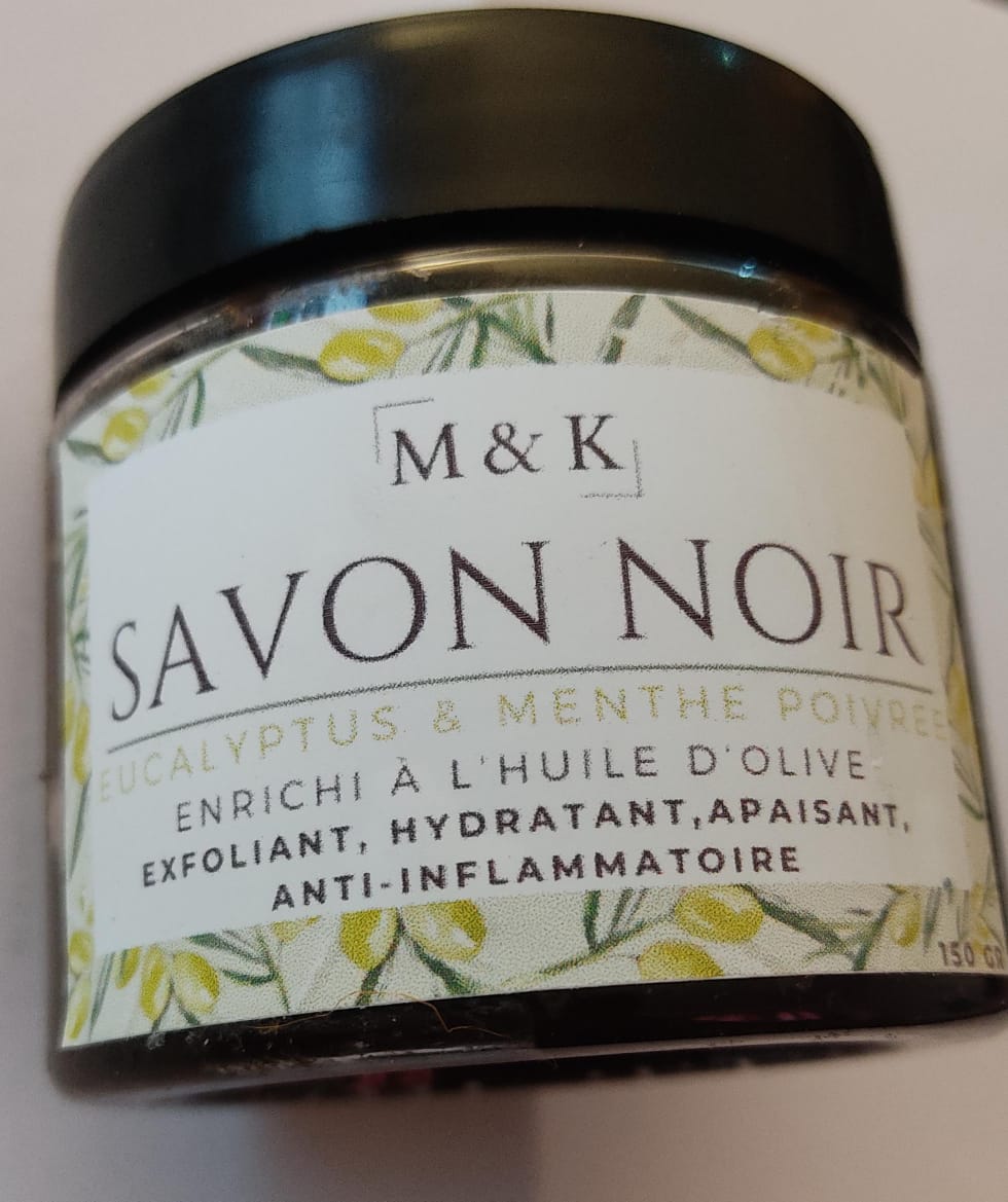 Savon noir calipyptus et menthe poivree