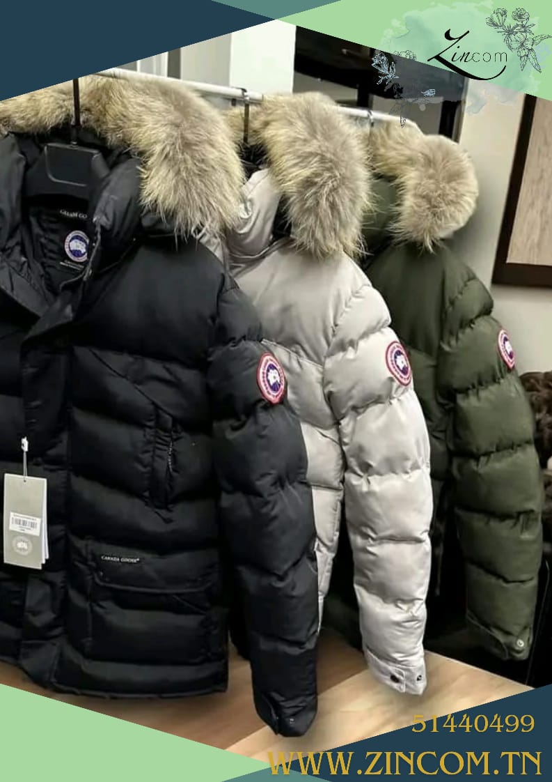 Manteau à capuche longue classique pour hommes