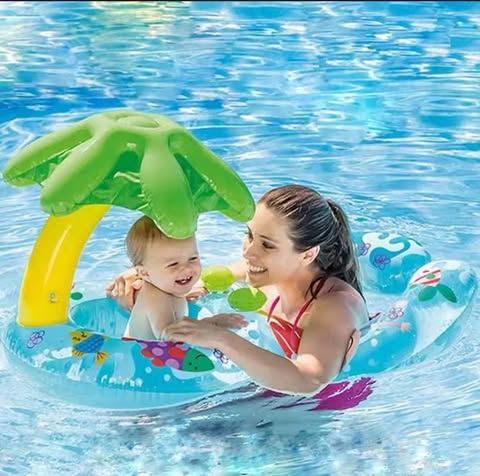 PLAGE Piscine Gonflable Double  INTEX 1.17/75cm