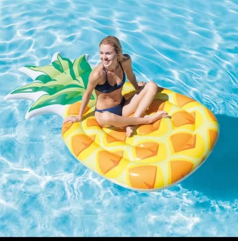 PLAGE Piscine ananas INTEX 2.16/1.24cm 