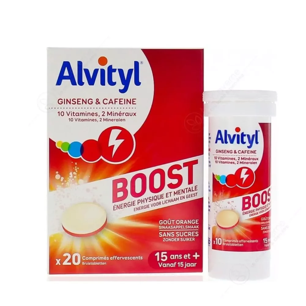 ALVITYL TONUS BOOST EFFERVESCENT 20 COMPRIMES