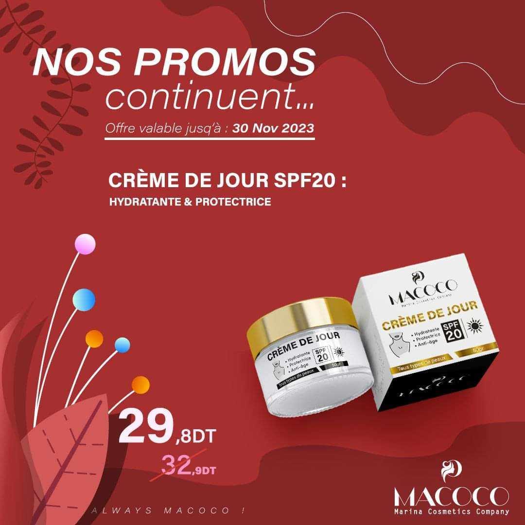 Macoco crème de jour SPF20