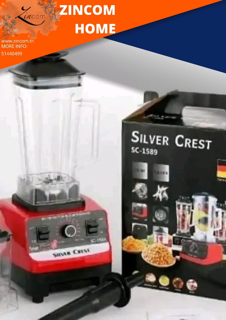 *Blender SILVERCREST GERMANY Ultra Puissant – BOL INCASSABLE – 4500 WATT 2L