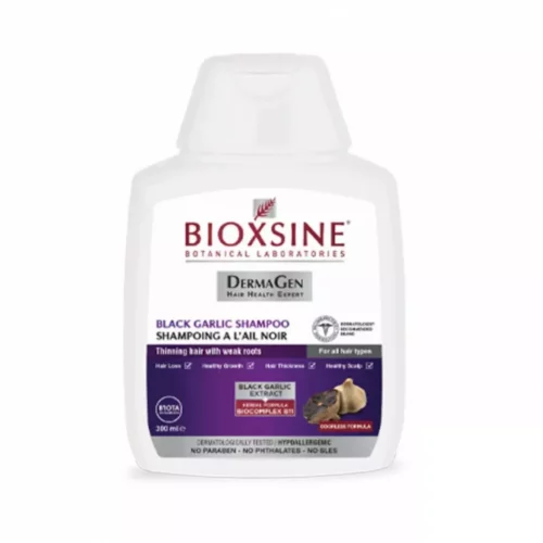 BIOXSINE SHAMPOOING VEGETAL A L’AIL NOIR 300ML