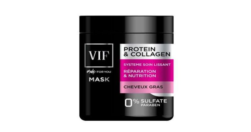 Vif Masque Protein&Collagen Cheveux Gras 250 ml