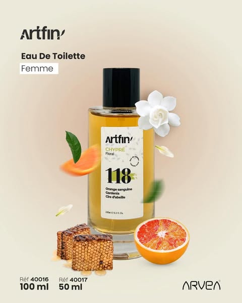 ARVIA ARTFIN EAU DE TOILETTE FEMME 118