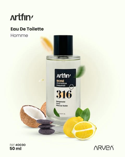 ARVEA ARTFIN EAU DE TOILETTE HOMME 316