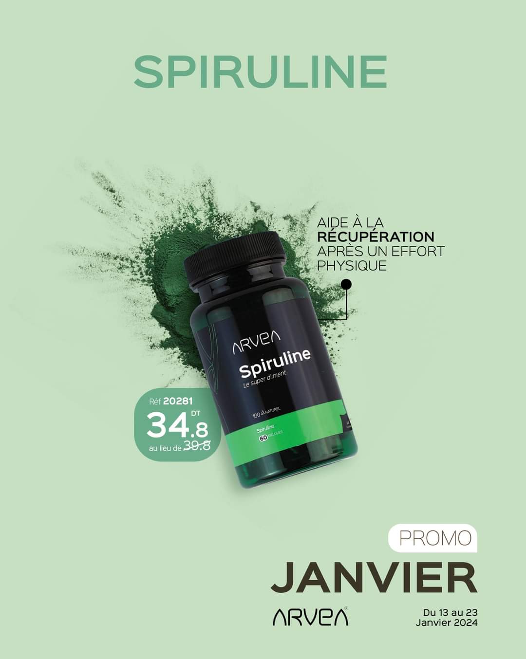 Arvea spiruline 