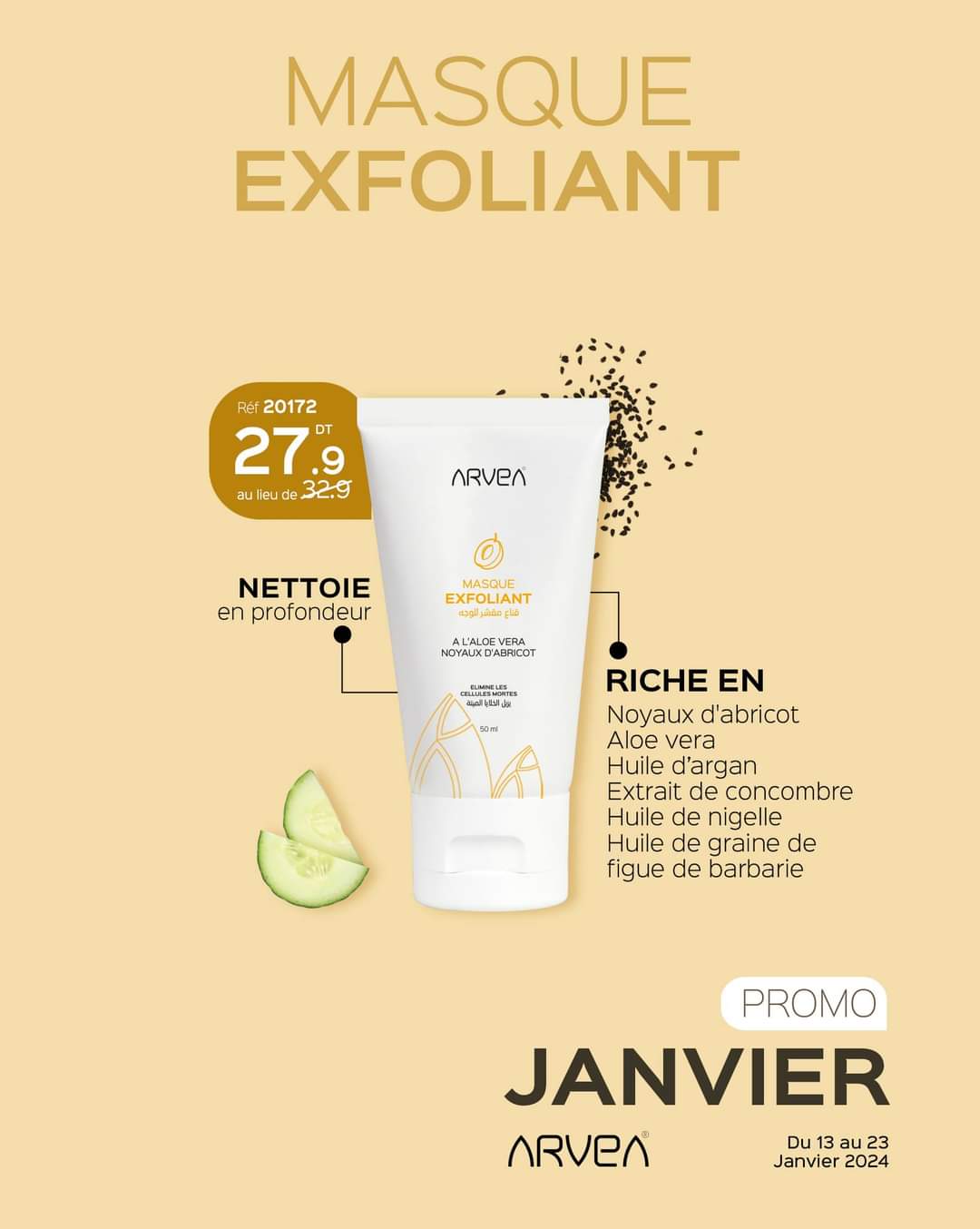 Masque exfoliant