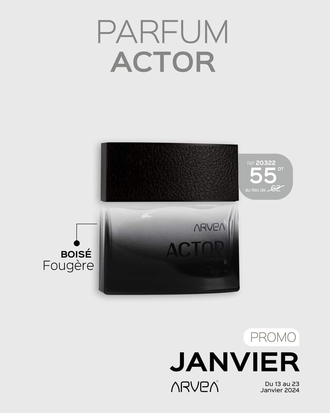 Arvea parfum actor 