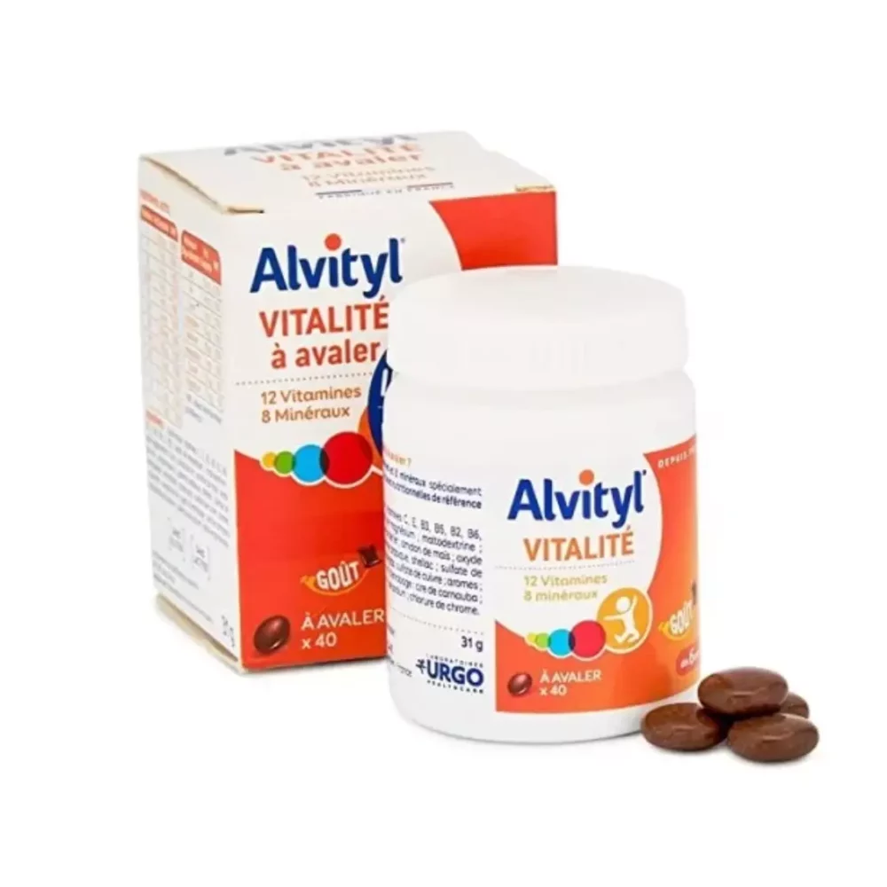 ALVITYL COMPRIME VITAMINES + MINERAUX +OLIGO BOIT DE 40