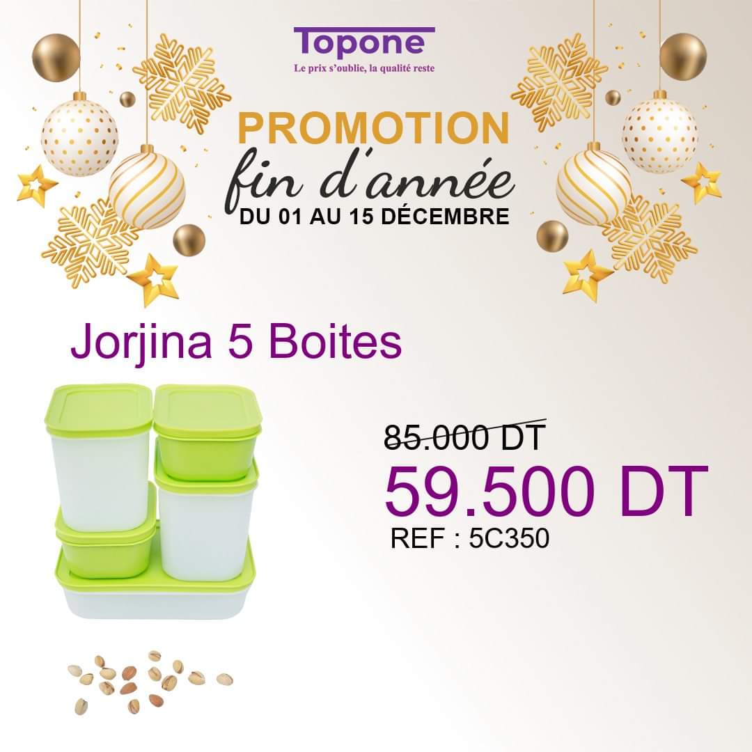 Topone jorjina 5 boites 