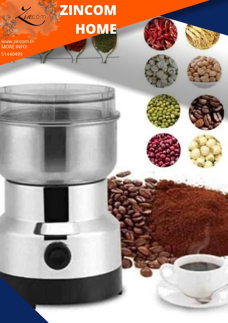 *Chic 220V Electric Coffee Grinder Grinding Beans Nuts Spices Scrub Blade Blender