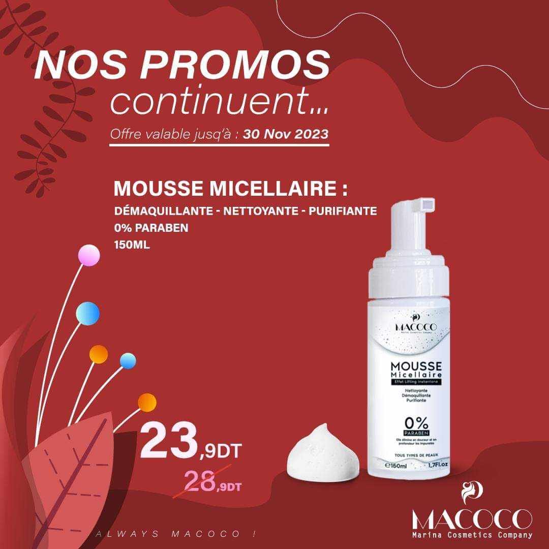 Macoco mousse micellaire