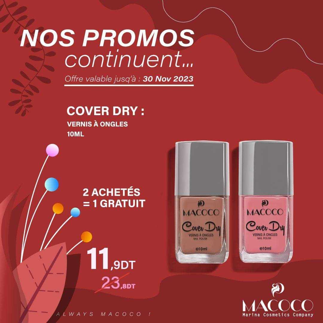 Macoco cover day : vernis à ongles 10ml