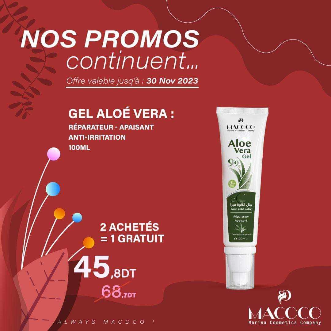 Macoco gel aloé vera 